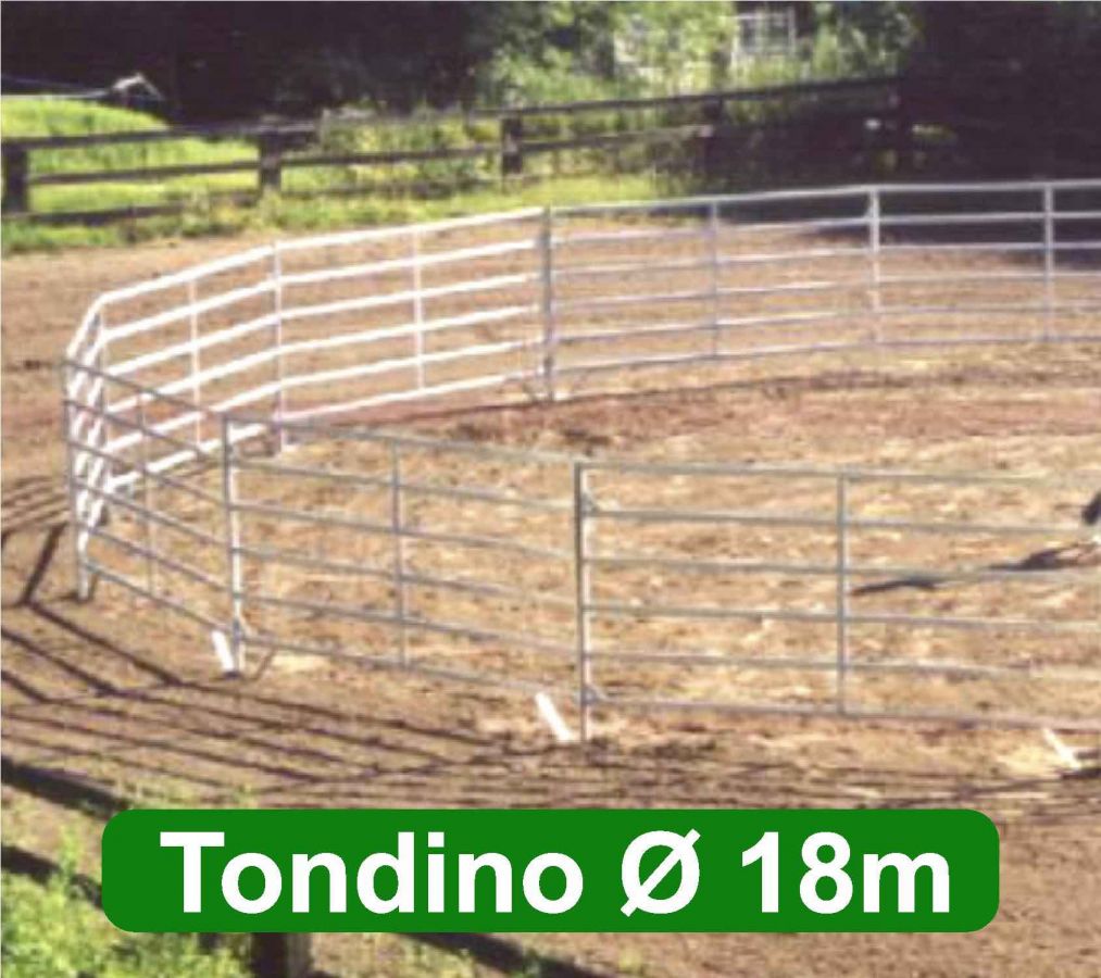 Tondino con fence diametro 18m